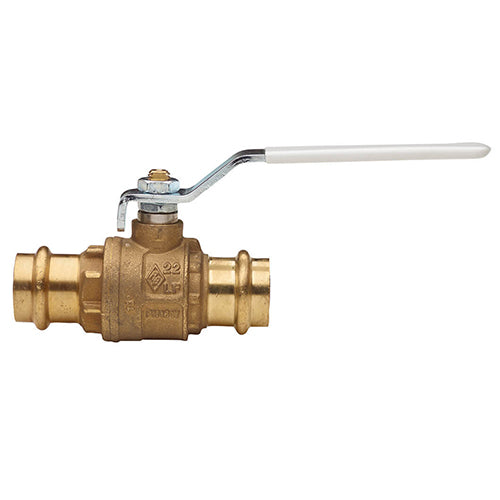 RUBINETTERIE BRESCIANE SERIES 1970 LF FULL PORT LEAD FREE BRASS BALL VALVE W/ EURO-PRESS CONNECTIONS