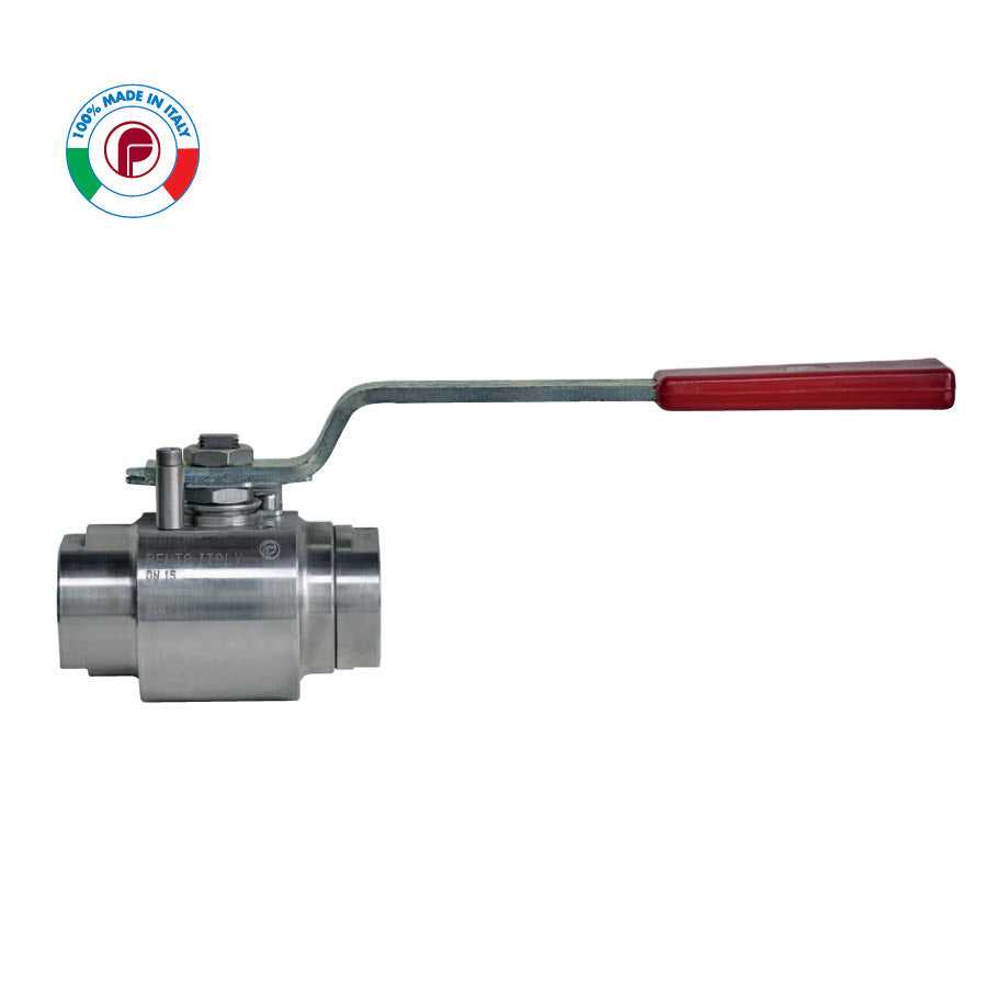 BONOMI PENTA SERIES AP20PCS 2-WAY NPT CARBON STEEL BODY 2-PIECE CLASS 800 BI-DIRECTIONAL HIGH TEMPERATURE BALL VALVE