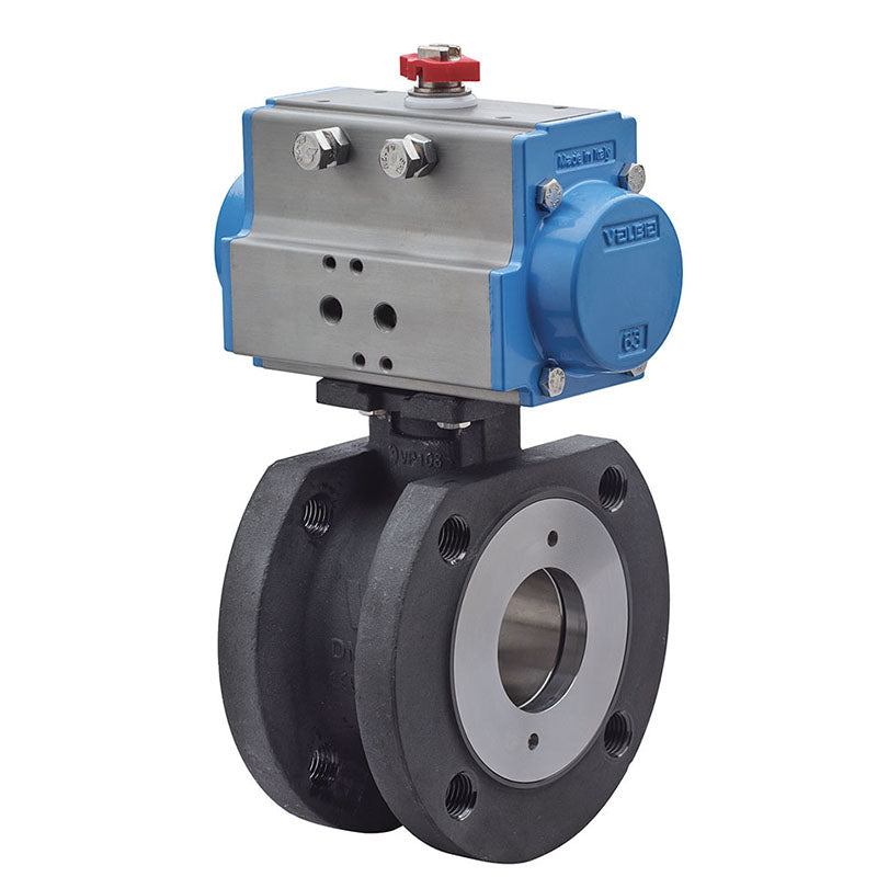 BONOMI 8P724101 WITH SERIES 724101 CARBON STEEL ANSI CLASS 150 BALL VALVE AND VALBIA PNEUMATIC ACTUATOR