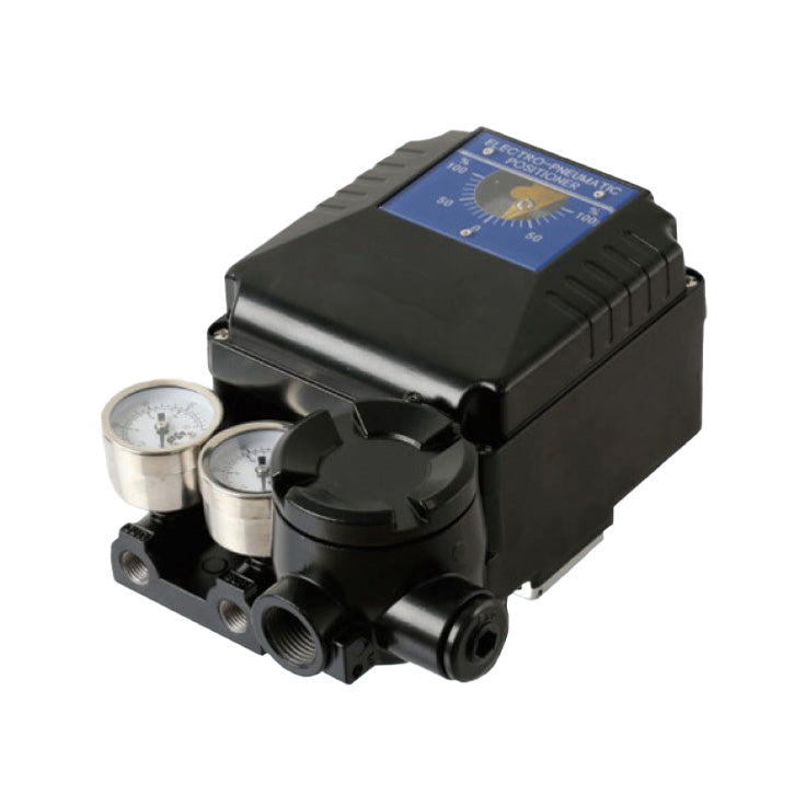 BONOMI MON-41N-E1T-SF 4-20 MA ELECTRO-PNEUMATIC POSITIONER WITH GAUGES AND FEEDBACK