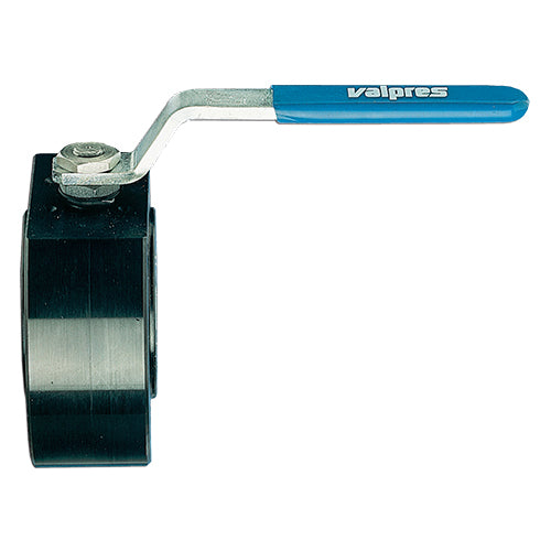 VALPRES SERIES 720017 CARBON STEEL FLANGED ANSI 150 WAFER BALL VALVE