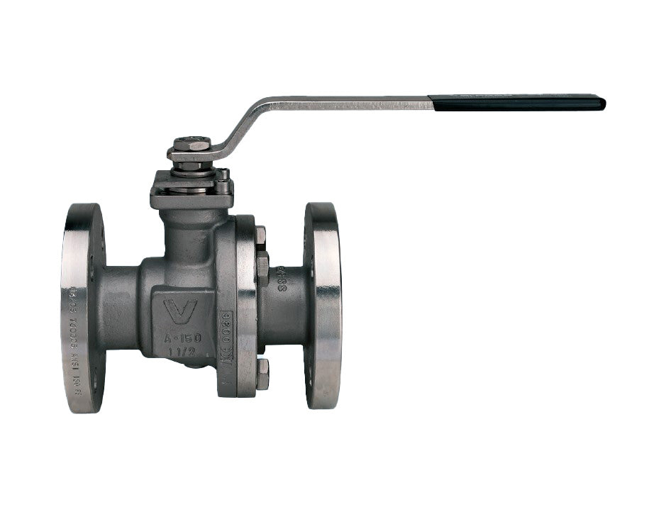 VALPRES SERIES 760021 STAINLESS STEEL FLANGED ANSI 150 FULL PORT, SPLIT-BODY BALL VALVE, FIRE SAFE, ANTISTATIC DEVICE W/ ISO 5211 PAD AND DOUBLE "D" STEM FOR STEAM